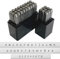 Metallstempel für Schmuck-Stempelset, Metallstempel-Set, VIN-Zahlen-Stempelset, Buchstaben-Stempel, Buchstaben- und Zahlenstanzer-Set, 3 mm (handgeschriebene Schriftart)
