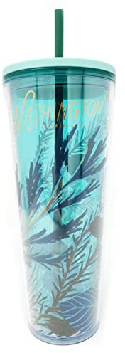 Starbucks Washington the Evergreen State, Been There Series, Copa fría Venti Vaso, 24 oz