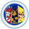 ZWEIFARBIGER KINDERTELLER. NON-SLIP-BODEN. BPA-FREI | PAW PATROL PUP POWER, Bicolor