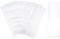 NBEADS 200 Stück Schrumpffolienbeutel, 25x8cm PVC Clear Heat Shrink Wraps Rechteckige Schrumpffolienbeutel Kleine Gegenstände Treat Taschen für Kerzen Seifen Gläser Geschenke Kleine Kosmetikflasche