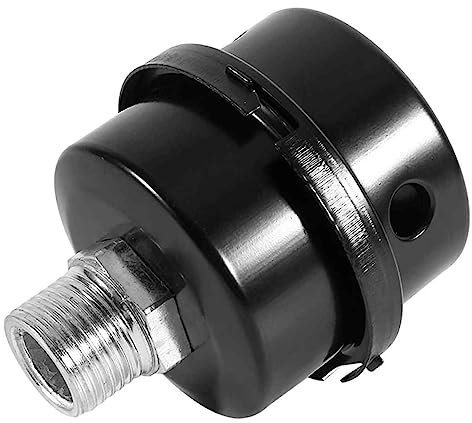AUTOZOCO Silenciador de Filtro de compresor de Aire 18 mm G3/8, silencioso Filtro Aire, insonorizador, Filtro silenciador para compresores de Aire