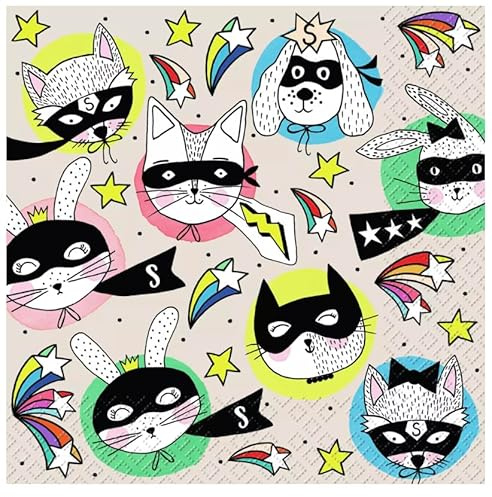 Stewo® Design Servietten 33x33cm Tissue 20 Stück Napkins (Piper)