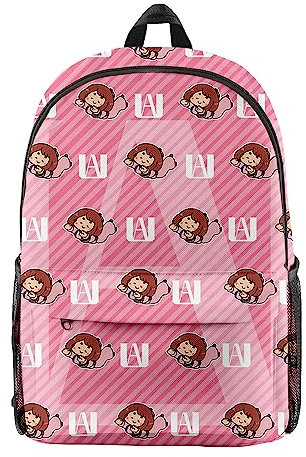 Anime My Hero Academia Rucksack, MHA, Anime-Cartoon-Spiel, 3D-Druck, farbenfroher Druck, Schüler, Schultasche, Büchertasche, Laptoptasche für Jungen und Mädchen, Typ 5, 31CM*18CM*47CM, Schulranzen