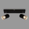 BRILONER – Deckenlampe, Deckenleuchte, Lampe, Lampenschirm Gitter, Schwenkbar, Wohnzimmerlampe, Schlafzimmerlampe, Küchenlampe, Schwarz-Chrom-Matt