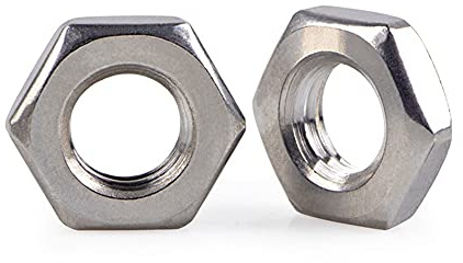 5pz M7-1.0 (Thickness=4mm) Dadi esagonali sottili del filo sottile dell'acciaio inossidabile 304 metrici, dadi dei denti fini