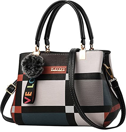 UnoSheng Taktischer Gürtel Mit Taschen Damen Umhängetasche Messenger Bag Handtasche für Frauen Karabiner D Ringe Für Taschen (Black, One Size)