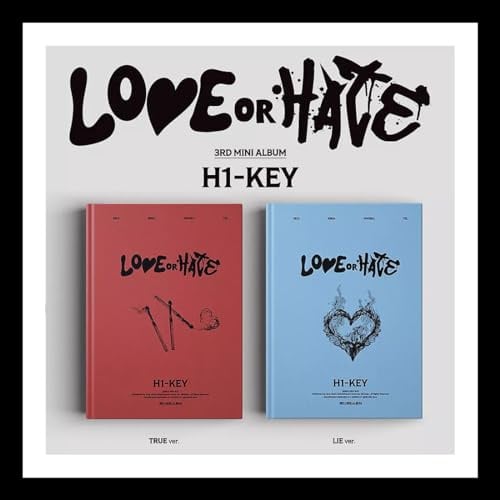H1-KEY LOVE OR HATE 3rd Mini Album (TRUE / LIE - Random Ver.) K-POP SEALED
