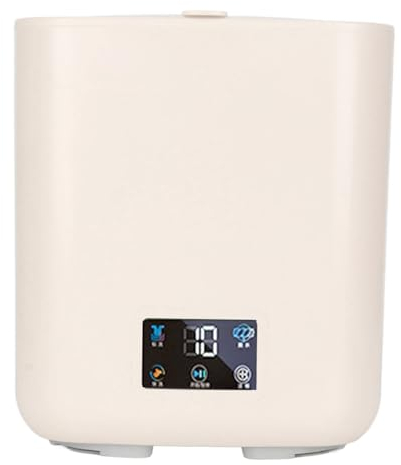 Lavadora Pequeña Portátil, Lavadora Integrada, Lavadora Completamente Automática con Secadora, Pantalla Táctil LCD, Secadora de Gran (Enchufe europeo de 100 a 240 V.)