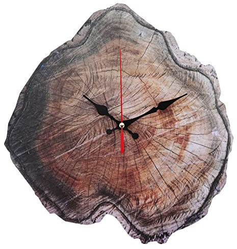 Ciieeo Stumme Hängende Jahresring-wanduhr Batteriebetrieben Für Schlafzimmer Wohnzimmer Büro Schule Hotel Ohne Lauten Ticken Installieren