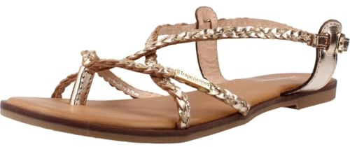 LES TROPEZIENNES PAR M. BELARBI Damen Halfonzo Sandalen-und Barfußschuhe, Gold, 40 EU
