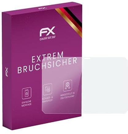 atFoliX Plastic Glass Protective Film compatible with Blackview Active 10 Pro, 9H Hybrid-Glass FX Screen Protector