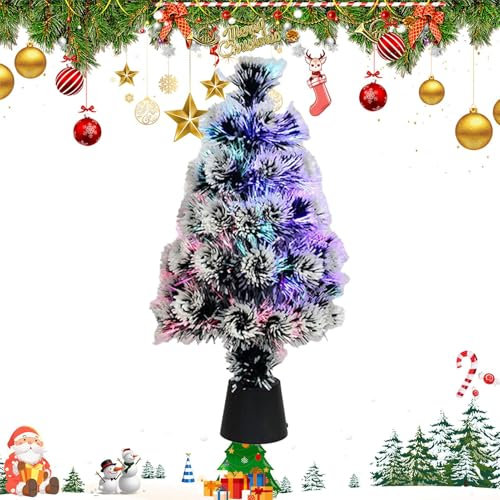 Sapin de Noël lumineux | Faux sapin de Noël lumineux à LED à changement de couleur | Fournitures de décoration pour fêtes de fin d'année, décoration d'intérieur pour salon, chambre à coucher