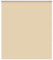 vidaXL Estor Enrollable Opaco Beige 120x150 cm Tela Ancho 116,6 cm