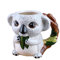 Nevalerra Taza de cereales de desayuno con forma de koala de cerámica, 520 ml, diseño de animales
