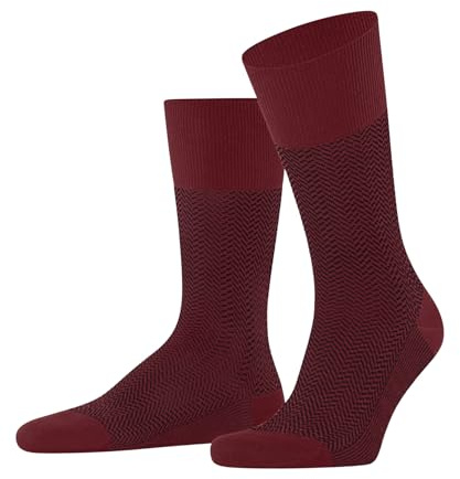 FALKE Herren Airport Herringstripe Socken Wolle Baumwolle atmungsaktiv
