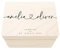 Erinnerungsbox Hochzeit personalisiert mit Namen Hochzeitsgeschenk für Brautpaar Herz Holzkiste Erinnerungskiste Geschenkkiste Hochzeit Geschenkbox 30x20x13 cm