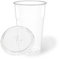 PALUPLUS 300 Bicchieri Kristal 500cc Bicchiere Kristal per Birra Bicchiere Cocktail Bar 6 CF x 50 Pezzi + 300 Coperchi Trasparenti Riciclabili -3,80