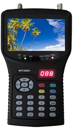 Satellite Finder Hd Test Cctv Camera Lcd Backlight Button 4.3 Inch DVB-S/S2 Signal Test Easy To Use