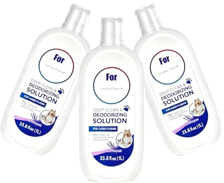 Soluzione Detergente Profumata Alla Lavanda Da 1000 Ml, Compatibile Con Tineco Tutti I Robot Aspirapolvere, Liquido Detergente For Pavimenti In Legno E Piastrelle, Con Fragranza Fresca.(3pcs (1L))