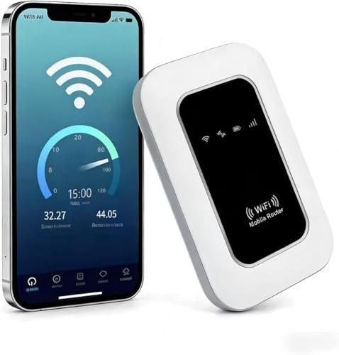 5G Mobile WiFi Portable Hotspot Router,Unlocked SIM Card Slot, Ultra-Fast Internet up to 300 Mbps,Pocket-Sized MiFi Modem for Travel & Remote Work,Connect Up to 10 Devices for travel office