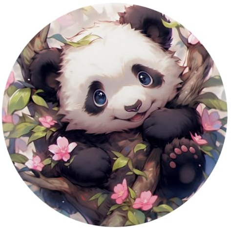 Niedliches Cartoon-Panda-Mauspad, 25 cm Mauspad, rechteckiges Gaming-Mauspad, Schreibtischunterlage mit Gummiunterseite, Schreibtischunterlage Laptop für Büro und Zuhause