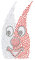 Makotex Damen Strass Bügelbild Kölner Dom Applikation Karneval Köln - 145x70 mm - 1 Stück