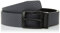 Nike Herren Gürtel aus Kohlefaser, Herren, Gürtel, Carbon Fiber-Texture Reversible Belt, Dunkelgrau/Schwarz, 40