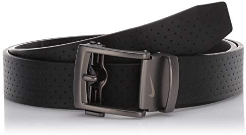 Nike Herren ACU Fit Ratchet Belt Gürtel, Schwarz – perforiert, Einheitsgröße