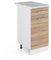 Vicco Kitchen base cabinet Raul, Sonoma/White, 40 cm, WT Marble
