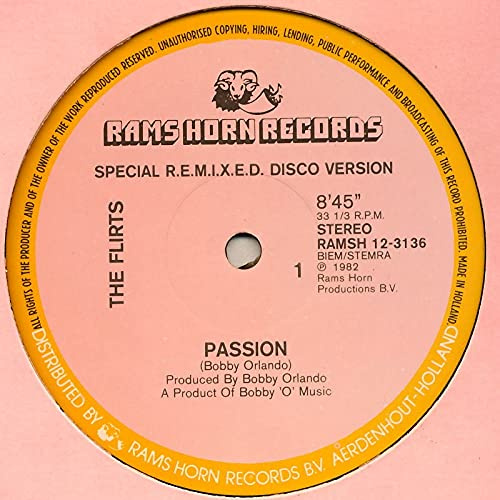 Passion (Special R.E.M.I.X.E.D. Disco Version) / RAMSH 12-3136