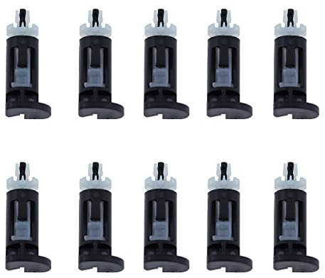 E-outstanding 8PCS Plastic Heatsink Mount Pin CPU Cooler Clips for Intel LGA 775 Socket