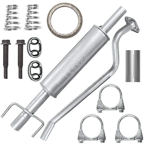 Adamot Mitteltopf Auspuff Mittelschalldämpfer für Opel Astra G 2 II 1.7 TD 1.7 DTI