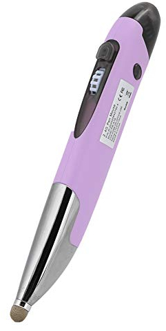 2.4G Wireless Mouse Pen, Mausstift mit Links/Rechts/Taste, Scrollrad, PC Capacitive Screen Handschrift Stylus Pen mit Adaptern für Tablet/Telefon für XP / 7/8/10(lila)
