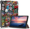 Xuanbeier Custodia per Samsung Galaxy Tab A7 Lite 8,7pollici SM-T220 SM-T225 Ultra-Sottile Cover con Funzione Supporto,Graffiti