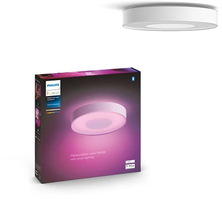 Philips Hue White & Color Ambiance Infuse Deckenleuchte M weiß 2100lm, dimmbar, 16 Mio. Farben, steuerbar via App, kompatibel mit Amazon Alexa (Echo, Echo Dot)