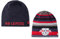 Rasenballsport Leipzig Beanie - Leipzig - Wintermütze, Strickmütze Mütze RBL - Plus Lesezeichen Wir lieben Fußball, Mehrfarbig