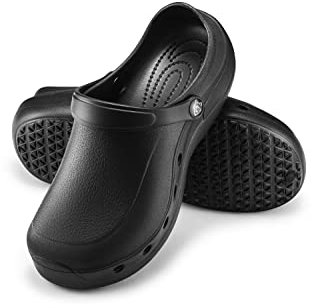ESTRO Zoccoli Donna Sabot Uomo - Zoccoli Sanitari Donna Unisex Ciabatte Uomo Gomma Ciabatte Plastica F92 (39, Nero)