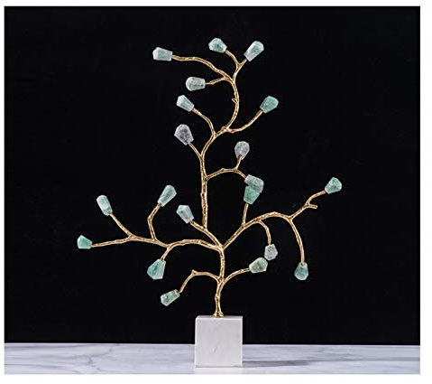 KIZQYN Money Tree Kristallgeldbaum Chakra Reiki Heiler Edelstein for Zuhause Dekorative Feng Shui Künstliche Baum Feng Shui Decor Tree (Color : C)