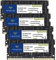 Timetec 64GB KIT(4x16GB) DDR4 3200MHz (DDR4-3200) PC4-25600 Non-ECC Unbuffered 1.2V CL22 2Rx8 Dual Rank 260 Pin SODIMM per AMD e Intel Gaming Laptop Notebook PC Computer Memoria RAM Modulo