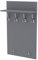 AKKE Garderobenpaneel Wandgarderobe Mit Ablage Wandpaneel Garderobe PVC Maxi Caravaggio 120cm x 60 cm