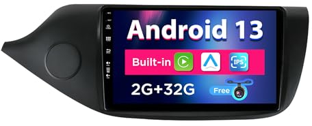 SXAUTO Android 14 IPS Autoradio für Kia CEE'd CEED JD (2012-2018) - Eingebaut CarPlay/Android Auto - Rückfahrkamera KOSTENLOS - 2G+32G - Lenkradsteuerung DAB Fast-Boot WiFi DSP - 2 Din 9 Zoll