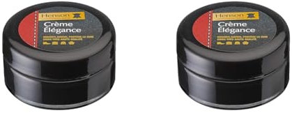 Gerlon Cirage Elégance - Soin du Cuir - Noir (Lot de 2)