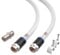 Inbrackets Ultimate Extension Cable Lead Kit for Virgin Media TV, Broadband, TiVo, and Superhub – Enhanced Connectivity with Clips White (6 Metres)