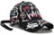 Herren Baseball Hip Hop Cap Graffiti Baseball Cap Unisex Mütze, Schwarz , 58
