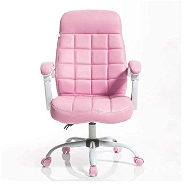 NOALED Computerstuhl Gaming Stuhl Mädchen Herz Rosa Netz Rot Stuhl Niedliche Prinzessin Live Hebestuhl Drehstuhl