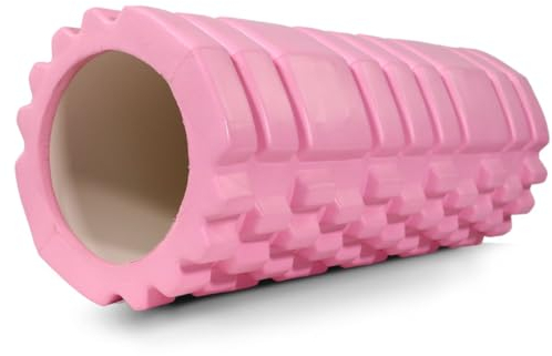 Mobiclinic® fitness, Rouleau de massage, Fitroller, Mousse et eva, 14x33 cm, Pilates, Yoga, Étirements, Portable, Polyvalent, Pour tout le corps, 3 niveaux d'intensité