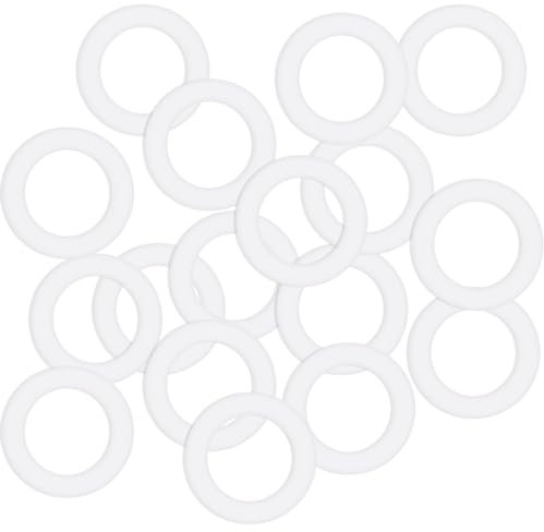 Vanyibro 200 Pieces O Ring Keyboard Dampeners,Clear Rubber O Rings for MX Switch Keyboards with Plastic Storage Box