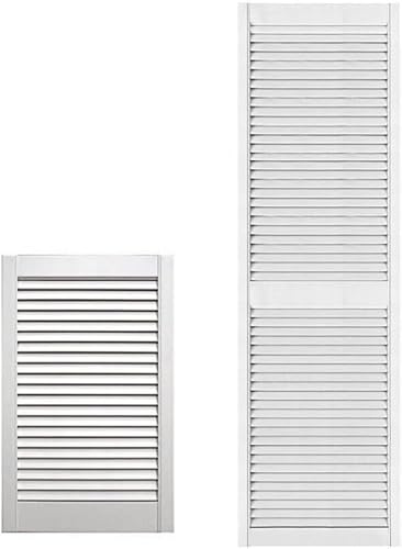 Anta a feritoia in legno, extra liscia, finitura bianca, doppio rivestimento, levigata, lucidata, pronta all'uso, porta interna a feritoia - fai da te, ante di armadi, ante