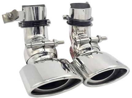 1 Paar Auspuffblende W211 Kompatibel for Benz E300 E280 E260 2002-2007 Edelstahl Autoauspuffblende Einzelauspuffblenden