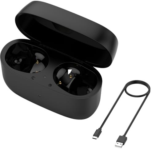 BeisDirect Earbuds Charging Case for Jabra Elite 4 Active Headset Charging Compartment for Jabra Elite4 Active BT Wireless Earbuds Charging Box without Headphones, Black